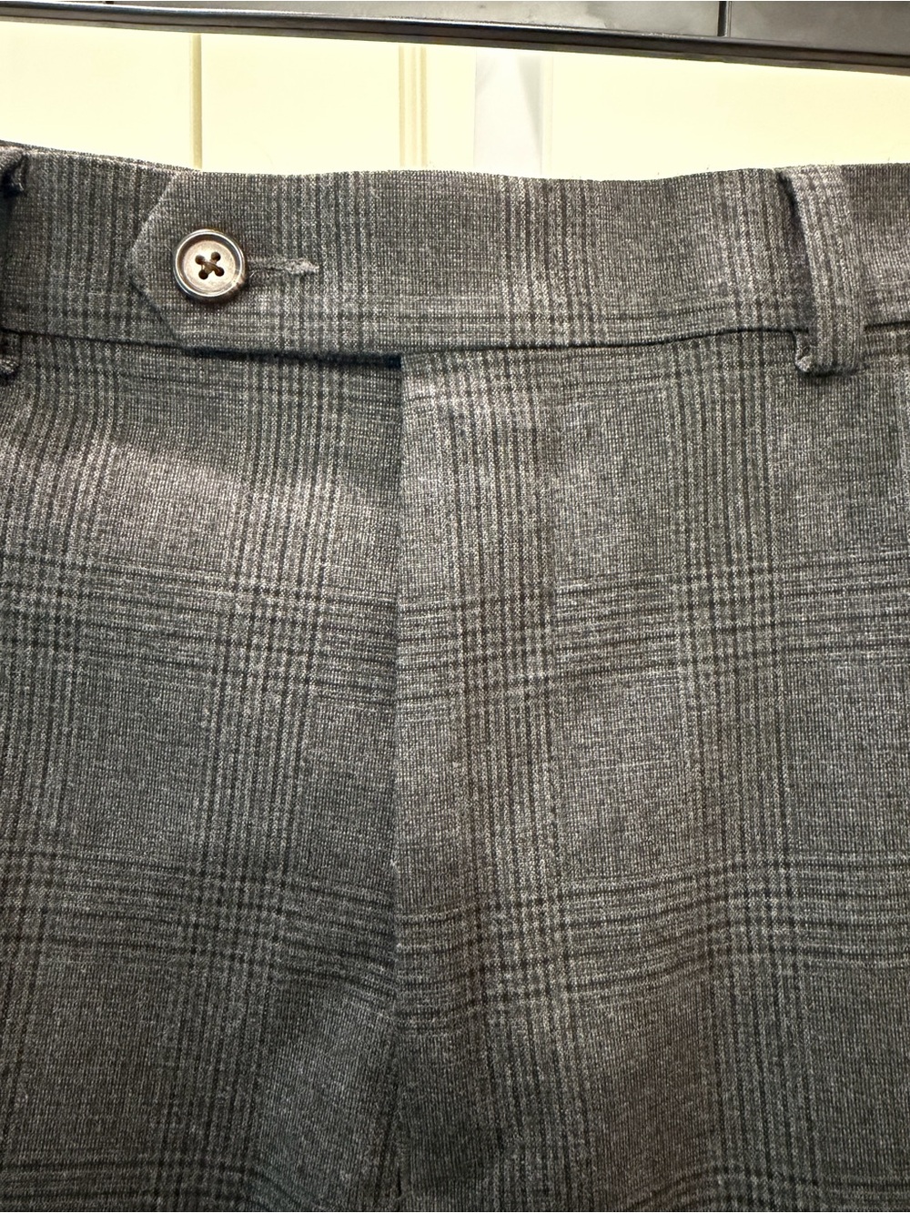Ralph Lauren Men Ultra Flex Wool Trousers Dress Pants Grey 31Wx32L - Picture 3 of 5